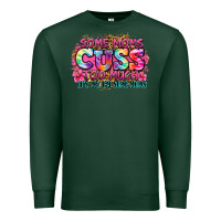 Sports Green some moms cuss too much it's me i'm some moms Premium Sweatshirt - Zillion Design Studio