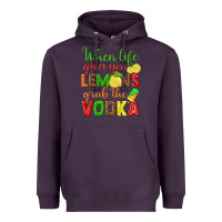 Plum when life gives you lemons grab the vodka Heavyweight Hoodie - texasbilliewilder