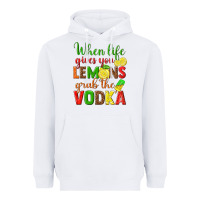 White when life gives you lemons grab the vodka Heavyweight Hoodie - texasbilliewilder