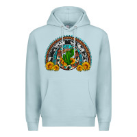 Blue Mist cactus sunflower horseshoe rainbow Premium Hoodie - Artiststas