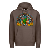 Coffee cactus sunflower horseshoe rainbow Premium Hoodie - Artiststas