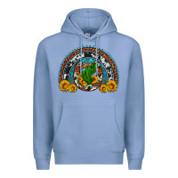 Colony Blue cactus sunflower horseshoe rainbow Premium Hoodie - Artiststas