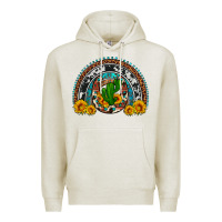 Oatmeal Heather cactus sunflower horseshoe rainbow Premium Hoodie - Artiststas