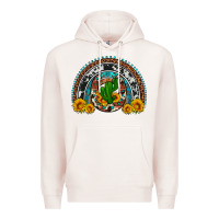 Pale Pink cactus sunflower horseshoe rainbow Premium Hoodie - Artiststas