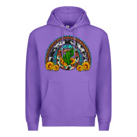 Purple cactus sunflower horseshoe rainbow Premium Hoodie - Artiststas