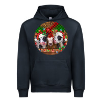 Navy Christmas heifers Christmas Urban Hoodie - Jasminsmagicworld