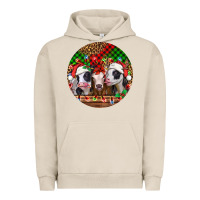 Pigment French Oak Christmas heifers Christmas Urban Hoodie - Jasminsmagicworld