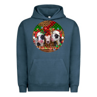 Pigment Midnight Navy Christmas heifers Christmas Urban Hoodie - Jasminsmagicworld