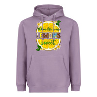 Lavender when life gives lemons sweet Heavyweight Hoodie - texasbilliewilder