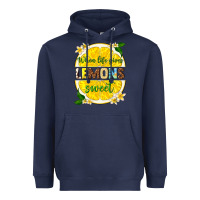 Navy when life gives lemons sweet Heavyweight Hoodie - texasbilliewilder
