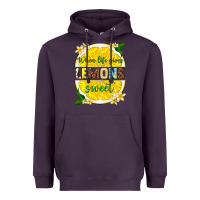Plum when life gives lemons sweet Heavyweight Hoodie - texasbilliewilder