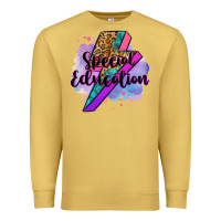 Antique Gold special eduation teacher lightning bolt Premium Sweatshirt - Zillion Design Studio