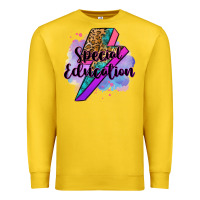 Lemon special eduation teacher lightning bolt Premium Sweatshirt - Zillion Design Studio