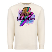 Sandshell special eduation teacher lightning bolt Premium Sweatshirt - Zillion Design Studio