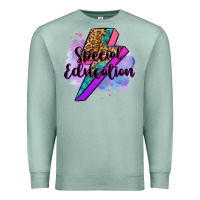 Seafoam special eduation teacher lightning bolt Premium Sweatshirt - Zillion Design Studio