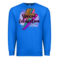 True Royal special eduation teacher lightning bolt Premium Sweatshirt - Zillion Design Studio