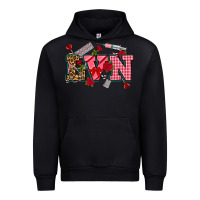 Black valentines day lvn Urban Hoodie - NancyCooperArtShop