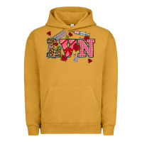 Pigment Peanut Butter valentines day lvn Urban Hoodie - NancyCooperArtShop