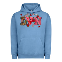 Pigment Pebble Blue valentines day lvn Urban Hoodie - NancyCooperArtShop