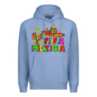 Colony Blue viva mexica Premium Hoodie - AdoDesignShop
