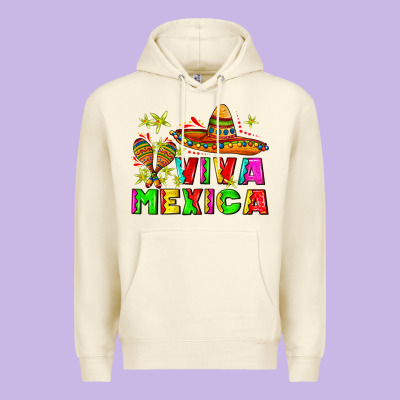 Viva Mexica Premium Hoodie Designed By Adodesignshop