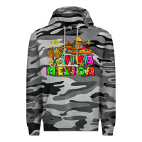 Slate Camo viva mexica Premium Hoodie - AdoDesignShop