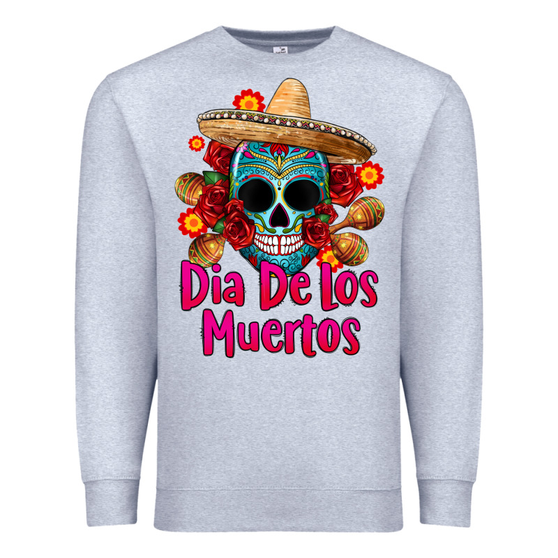 Dia De Los Muertos Premium Sweatshirt by CTS Tumbler Store | Teevron