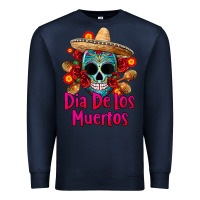 Navy dia de los muertos Premium Sweatshirt - CTS Tumbler Store