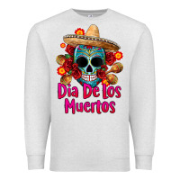 Oatmeal Heather dia de los muertos Premium Sweatshirt - CTS Tumbler Store