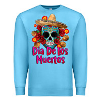 Ocean Blue dia de los muertos Premium Sweatshirt - CTS Tumbler Store