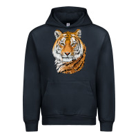 Navy Tiger Head Urban Hoodie - LillyAllenDesigns