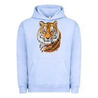 Pigment Grape Ice Tiger Head Urban Hoodie - LillyAllenDesigns
