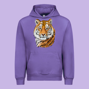 Tiger Head Urban Hoodie Designed By Lillyallendesigns