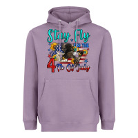 Lavender stay fly for the 4 th of july Heavyweight Hoodie - Zillion Design Studio