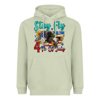 Matcha stay fly for the 4 th of july Heavyweight Hoodie - Zillion Design Studio