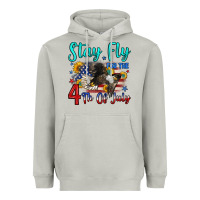 Moon Dust stay fly for the 4 th of july Heavyweight Hoodie - Zillion Design Studio