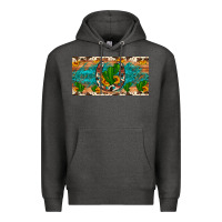 Charcoal Heather cactus sunflower horseshoe license plate Premium Hoodie - Artiststas