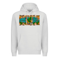 Dove Grey cactus sunflower horseshoe license plate Premium Hoodie - Artiststas