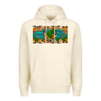 Sandshell cactus sunflower horseshoe license plate Premium Hoodie - Artiststas