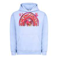 Pigment Grape Ice valentines day rainbow with heart Urban Hoodie - NancyCooperArtShop