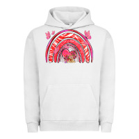Pigment Lunar Rock valentines day rainbow with heart Urban Hoodie - NancyCooperArtShop