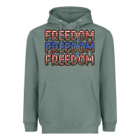Sage freedom freedom freedom Heavyweight Hoodie - Zillion Design Studio