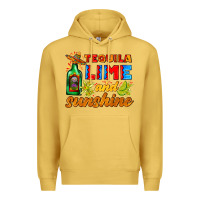 Antique Gold tequila lime and sunshine Premium Hoodie - AdoDesignShop