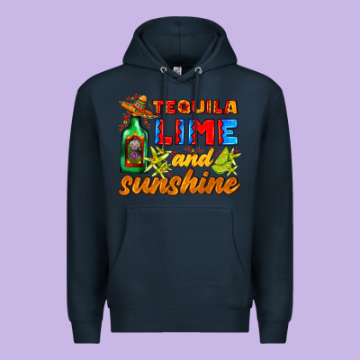 Tequila Lime And Sunshine Premium Hoodie Designed By Adodesignshop