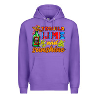 Purple tequila lime and sunshine Premium Hoodie - AdoDesignShop