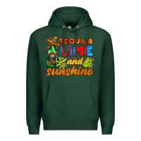 Sports Green tequila lime and sunshine Premium Hoodie - AdoDesignShop