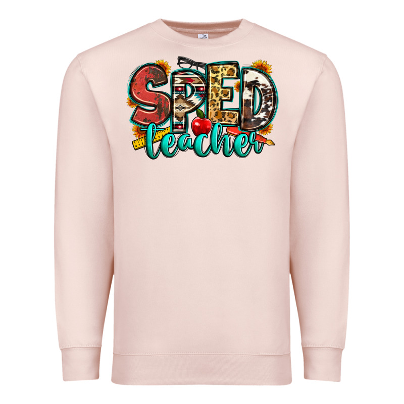Special Education Teacher Premium Sweatshirt by Zillion Design Studio | Teevron