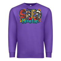 Purple special education teacher Premium Sweatshirt - Zillion Design Studio