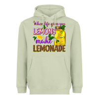 Matcha when life gives you lemons make lemonade Heavyweight Hoodie - texasbilliewilder