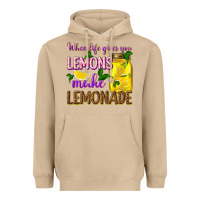 Mushroom when life gives you lemons make lemonade Heavyweight Hoodie - texasbilliewilder